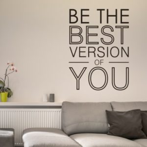 Adesivo Murale Be the Best Version of You