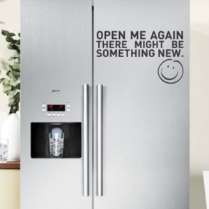 Adesivo Murale Open Me Again