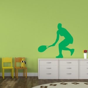 Adesivo Murale Tennista