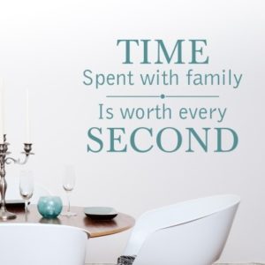 Adesivo Murale Time Spent With Family