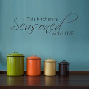 Adesivo Murale This Kitchen Is Seasoned With Love