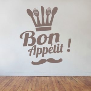 Adesivo murale Bon Appetit Chef