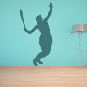 Adesivo murale Tennis Giocatrice
