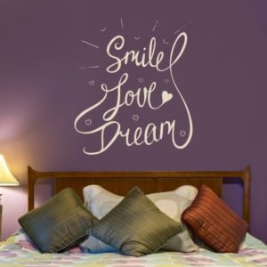 Adesivo Murale Smile Love Dream