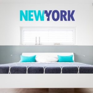 Adesivo Murale New York Due Colori