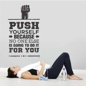 Adesivo Murale Push Yourself