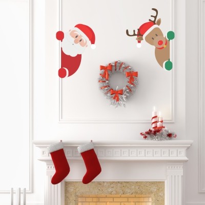 adesivo babbo natale rufus
