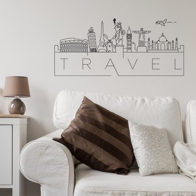 adesivo murale viaggi travel