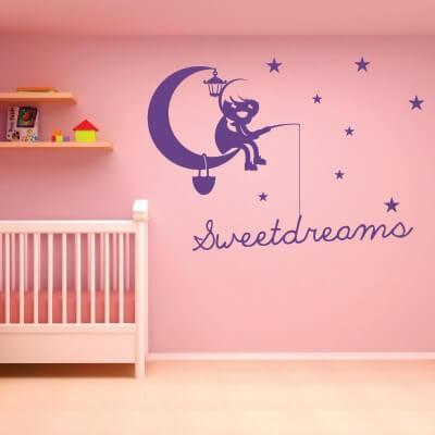 adesivo murale frase bambino