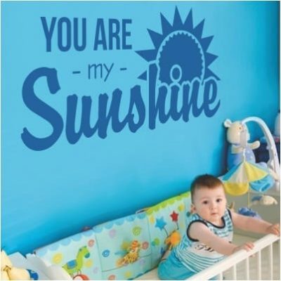 stickers murale scritta bambino